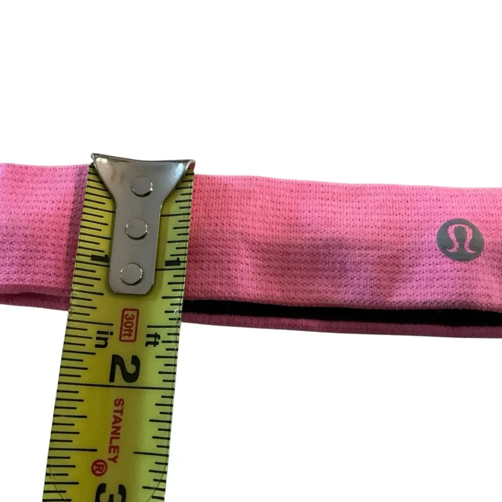 Lululemon cardio cross trainer headband in bright pink one size Rare color
